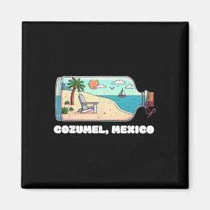 Souvenir aus Cozumel Mexiko Urlaub Reise Männer W Magnet
