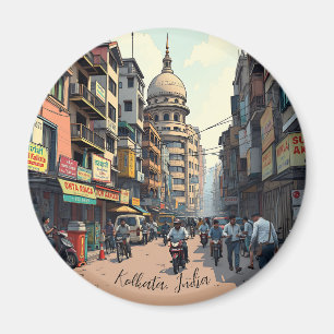 Souvenir behalten für die Innenstadt von Kalkutta, Magnet
