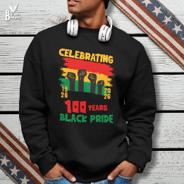 Souvenir Centenary Black History Month CENTENNIAL Sweatshirt