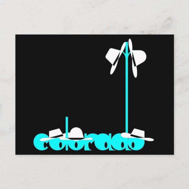 Souvenir Colorado Postcard Postkarte (Vorderseite)