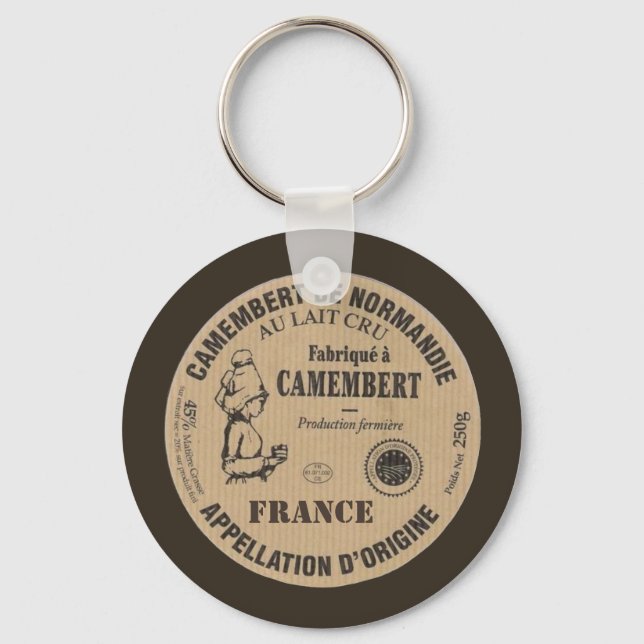 Souvenir de France : Le camembert Schlüsselanhänger (Vorderseite)