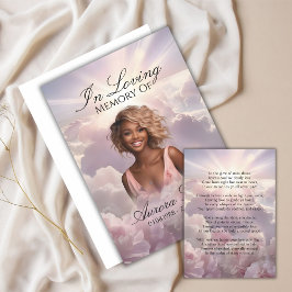 Souvenir floral - FLR001 carte commémorative et po