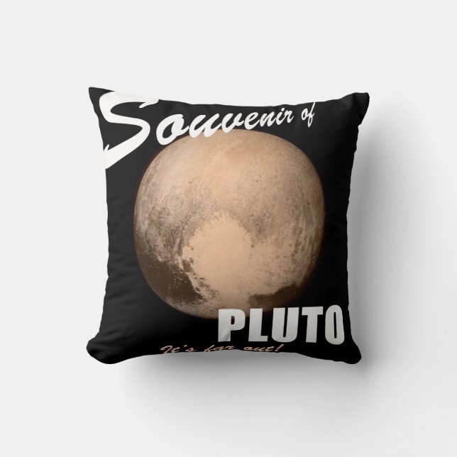 Souvenir of Pluto Throw Kissen (Vorderseite)