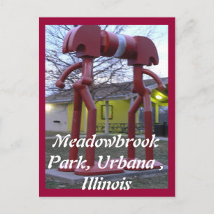 Souvenir or Urbana IL Postkarte