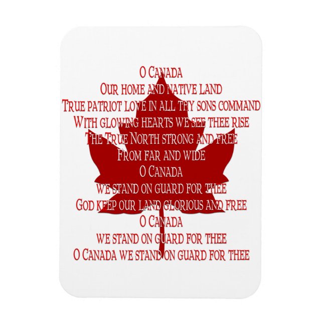 Souvenir Premium Flexi Canada Magnet Canada (Vertical)