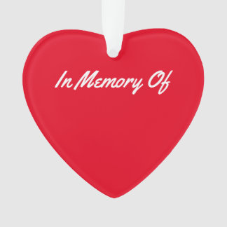 Souvenir rouge de coeur de mémoire