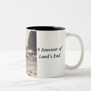 Souvenir-Tasse des Landes Zweifarbige Tasse