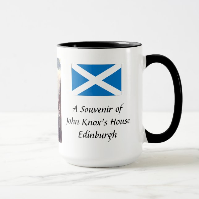 Souvenir Tasse - Edinburgh, John Knox's House (Rechts)