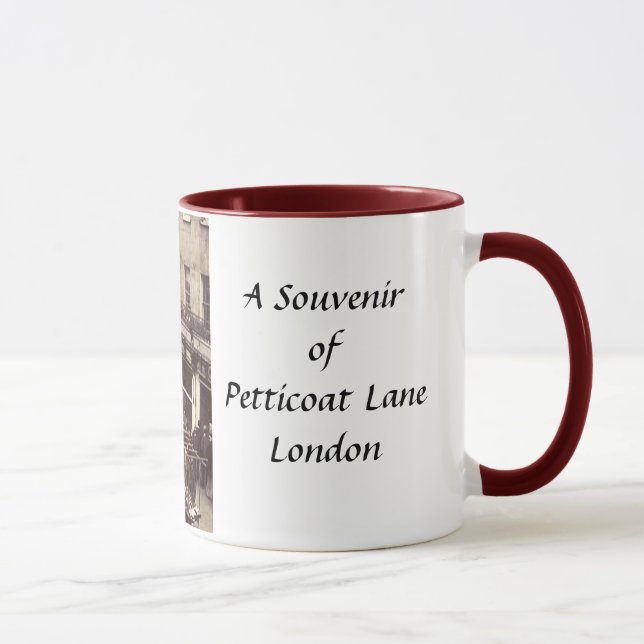 Souvenir Tasse - London, Petticoat Lane (Rechts)