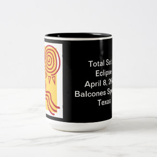 Souvenir-Tasse mit schwarzem Außenbereich Zweifarbige Tasse