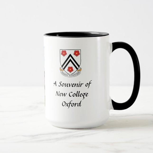 Souvenir Tasse - Neue Uni, Oxford (Rechts)