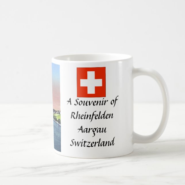Souvenir Tasse - Rheinfelden, Aargau, Schweiz (Rechts)