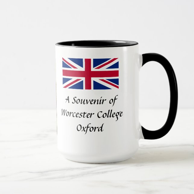 Souvenir Tasse - Worcester Uni, Oxford (Rechts)