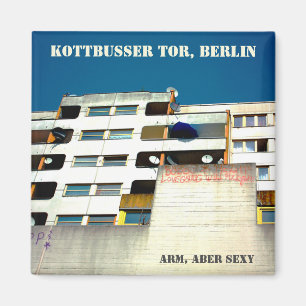 Souvenir von Berlin Kottbusser Tor Kotti Magnet