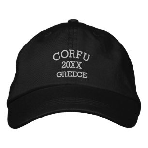Souvenir von Korfu Griechenland bestickte Baseball Baseballkappe