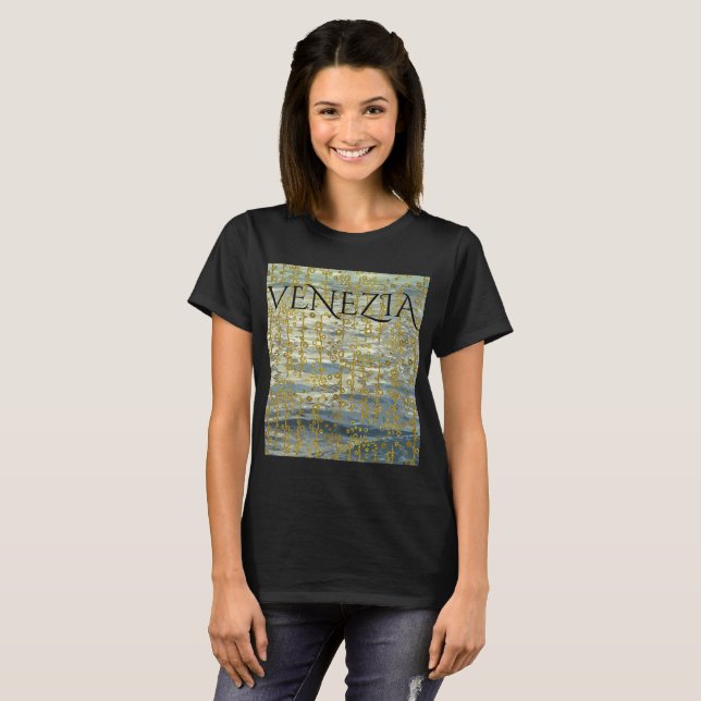 Souvenir von Venedig. Souvenir di Venezia T-Shirt (Vorne ganz)