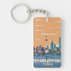souvenir voyage vintage rétro Shanghai Chine