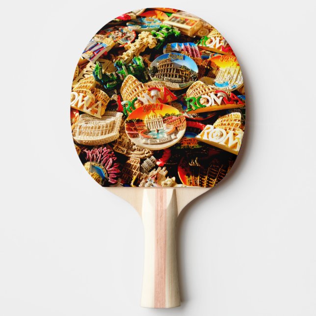 Souvenirs aus Rom Tischtennis Schläger (Vorderseite)
