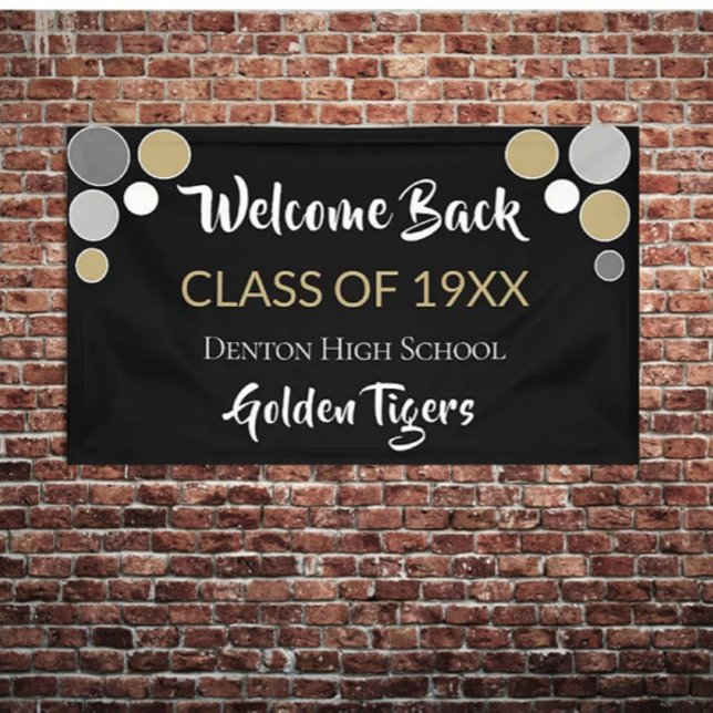 Souvenirs ! Bannière de réunion de classe personna (Créateur téléchargé)