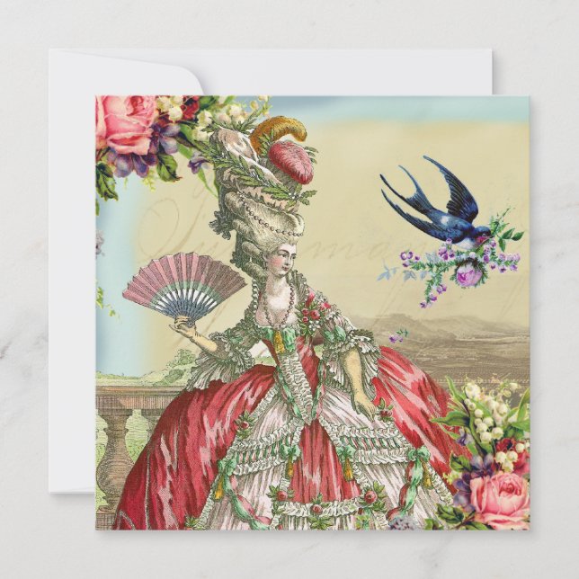 Souvenirs de Versailles Einladung (Vorderseite)