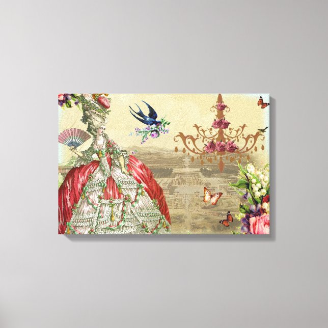 Souvenirs de Versailles Leinwanddruck (Vorderseite)