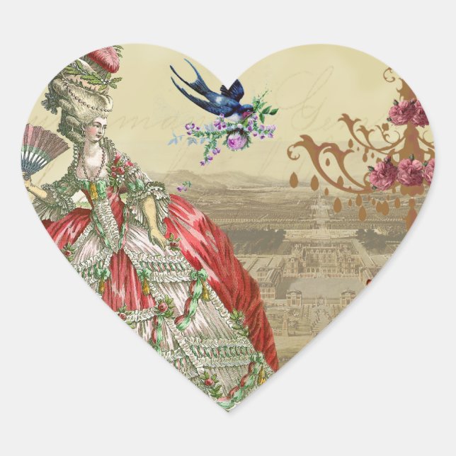 Souvenirs de Versailles Umschlag Aufkleber (Vorderseite)