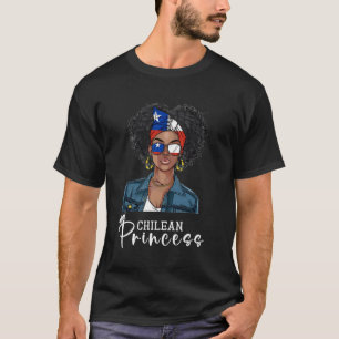 Souvenirs der chilenischen Fahne Prinzessin Dress T-Shirt