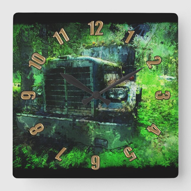 Souvenirs d'une horloge murale de camion de marcha (Recto)