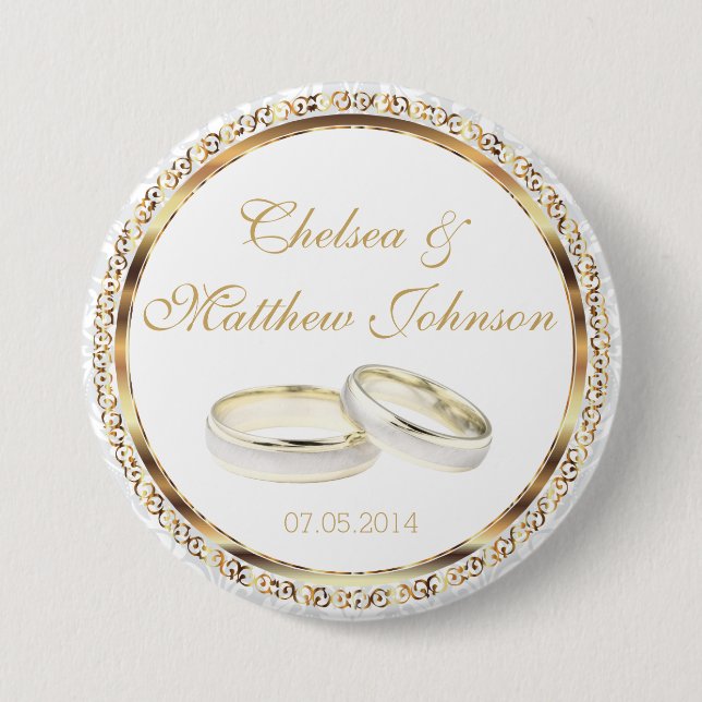 Souvenirs, Geschenke, Geschenke für die Gäste Button (Vorderseite)