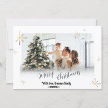 Souvenirs joyeux : Carte de Noël photo personnalis