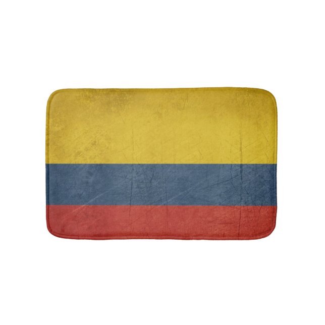 Souveräne Staatsflagge des Grunge des Landes von Badematte (Vorderseite)
