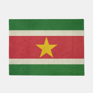 Souveräne Staatsflagge des Grunge von Surinam Fußmatte