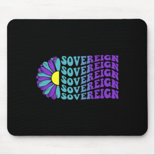 Souveräne Suizidpräventions-Bewusstseins-Sonnenblu Mousepad