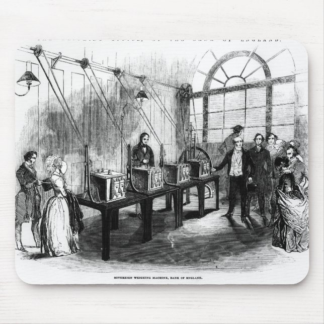 Souveräne Waage, Bank of England Mousepad (Vorne)
