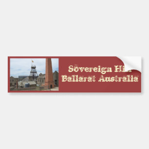 Souveräner Hügel Ballarat Australien Autoaufkleber