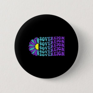 Souveräner Suizidpräventions-Bewusstseins-Sonnenbl Button