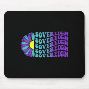 Souveräner Suizidpräventions-Bewusstseins-Sonnenbl Mousepad