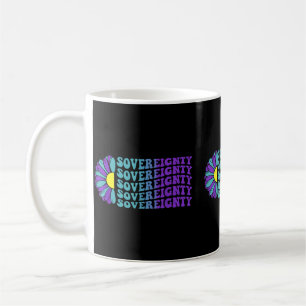 Souveränitäts-Suizidpräventions-Bewusstseins-Sonne Kaffeetasse