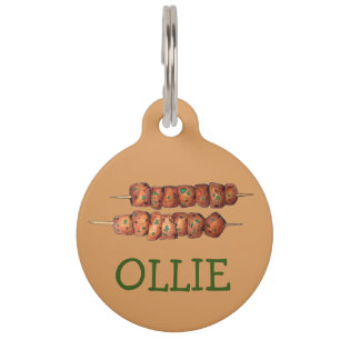 Souvlaki Fleisch Schweinefleisch Skewer Griechisch Haustiermarke