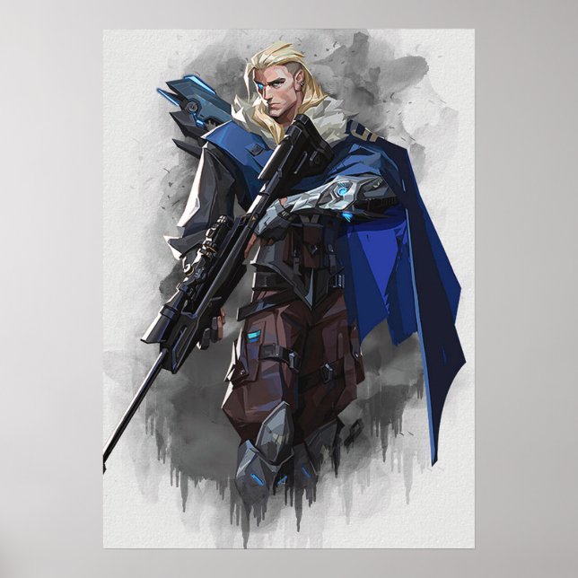 Sova valorant Art Poster (Vorne)