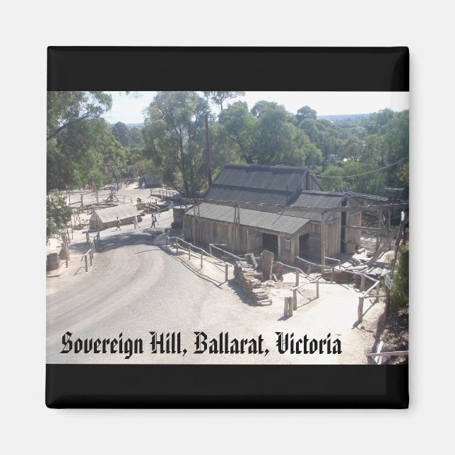 Sovereign Hill, Ballarat, aimant Victoria (Devant)