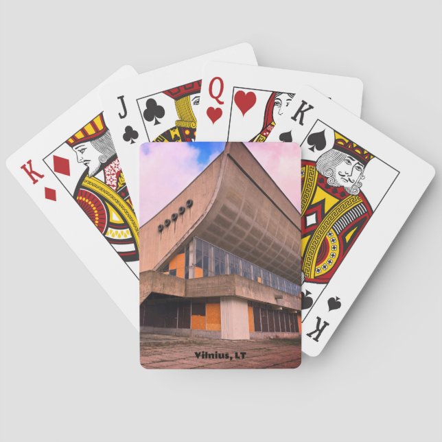 Soviet Modernist Architecture - Vilnius, Lithuania Spielkarten (Rückseite)