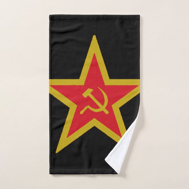 Soviet Union Communist Star Flag Handtuch (Handtuch)