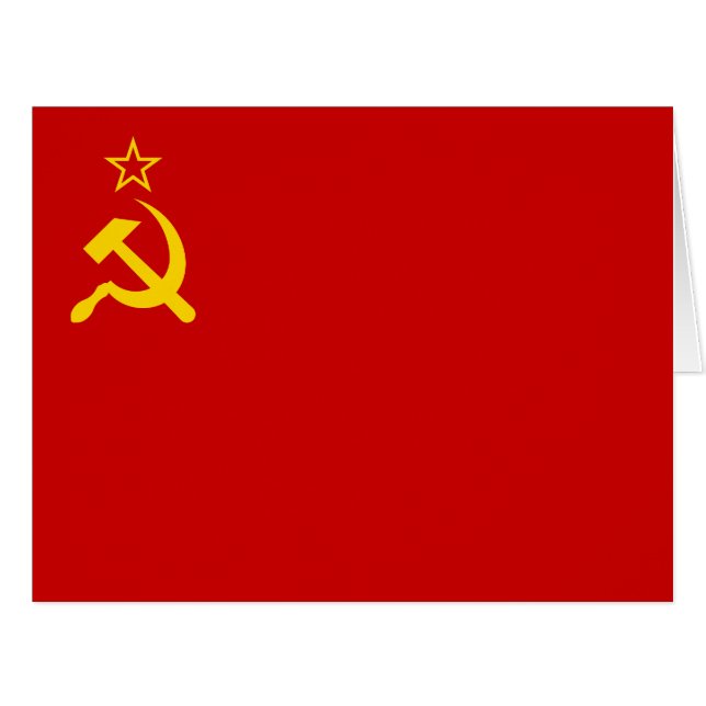 Soviet Union Flag, USSR, CCCP, Communism, Lenin (Vorderseite (Horizontal))