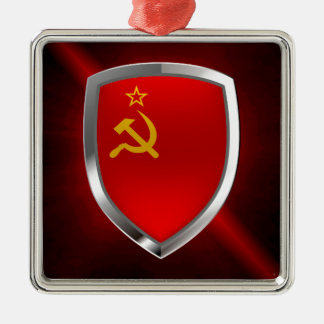 Sovietische Gewerkschaft Mettalic Emblem Silbernes Ornament