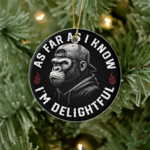 Soweit ich weiß, bin ich ein wunderbarer, lustiger keramik ornament