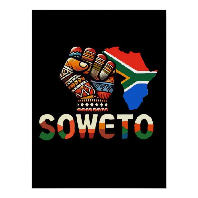 Soweto, Südafrika Poster (Vorderseite)