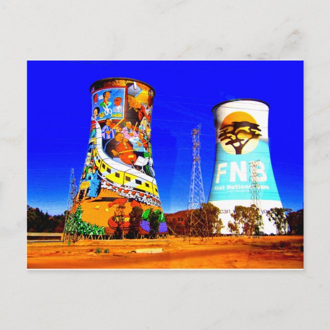 Soweto, Südafrika Postkarte (Vorderseite)