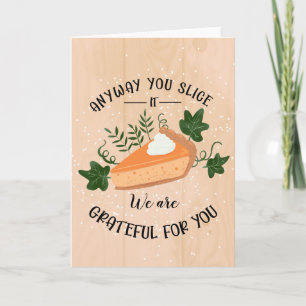 sowieso du es dir dankbar schneiden Erntedank Karte