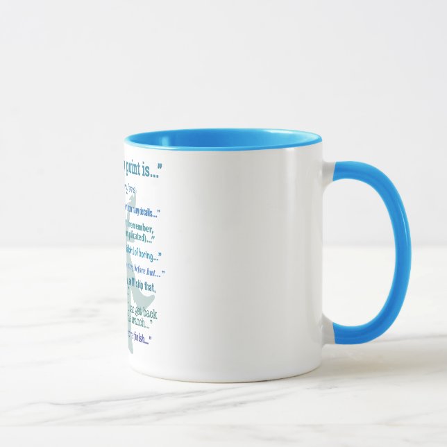 Sowieso ist mein Punkt… und anderes Larryisms Tasse (Rechts)